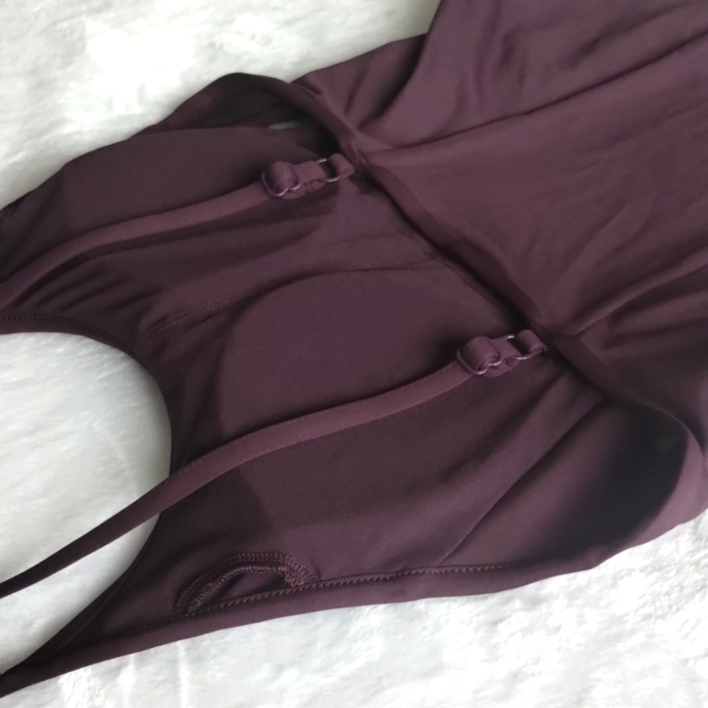 Gymshark One Piece Swimsuit Purple/Plum Large - Picture 8 of 10